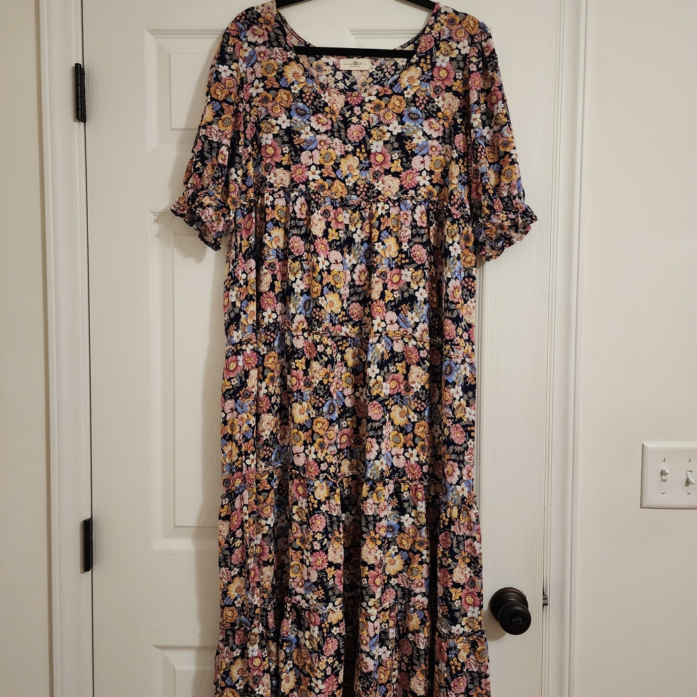 NATURAL LIFE Multicolor Floral Maxi Dress